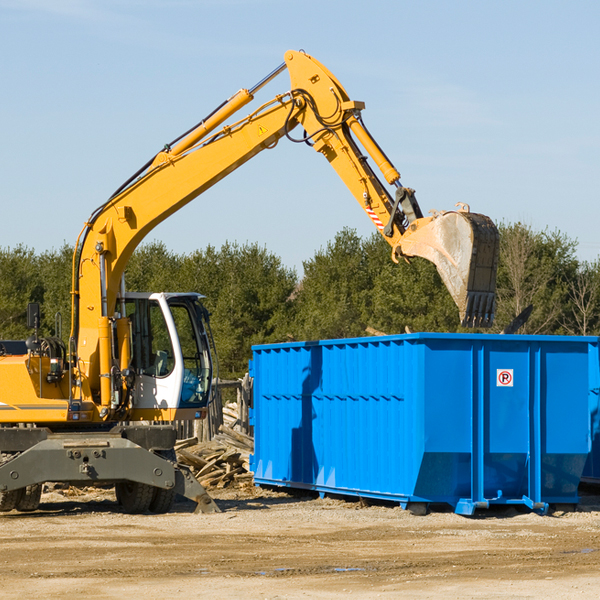 are there any restrictions on where a residential dumpster can be placed in Cleveland Arkansas